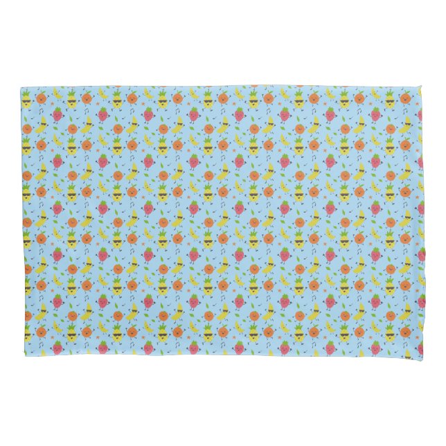 Tutti Fruitti Birthday Pattern Cute Fruits Baby Pillowcase (Front)