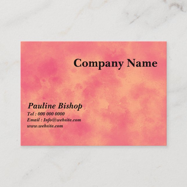 Tutti-Fruity Cloud Effect Business Card (Front)