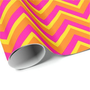 Tutti Frutti Chevron 21-Gift Wrapping Paper