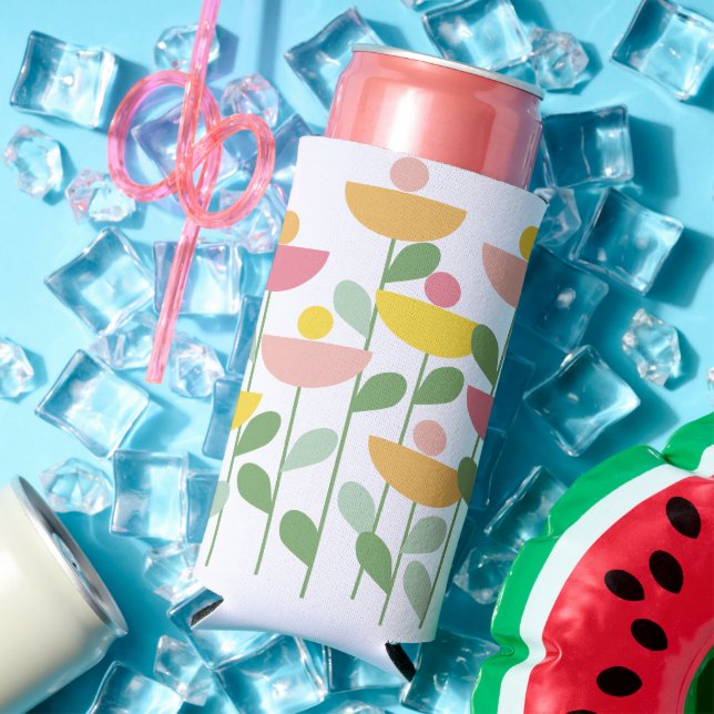 Tutti Frutti Flowers  Seltzer Can Cooler (In Situ Summer)