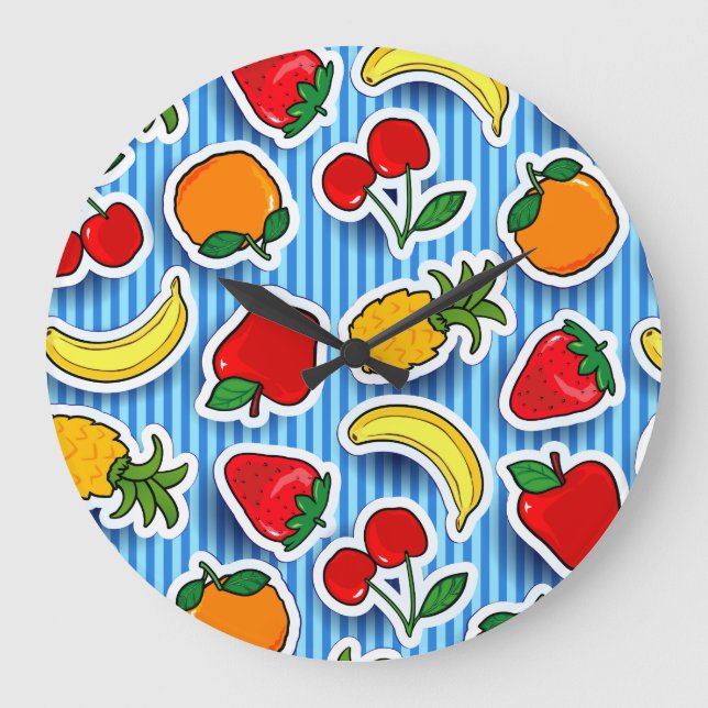 Tutti frutti, horloge murale (Recto)