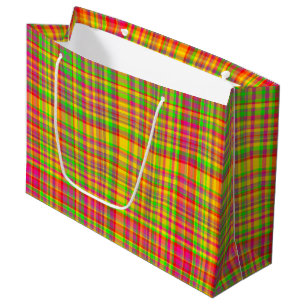 Tutti Frutti PLAID 4-GIFT BAG L