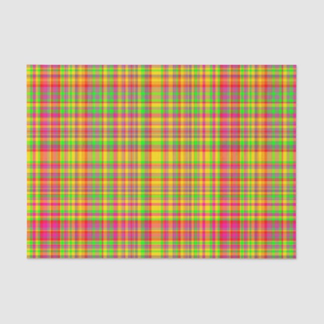 Tutti Frutti PLAID-4-TISSUE WRAPPING PAPER (Front)