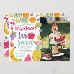 Tuttifrutti 2e Invitation d'anniversaire