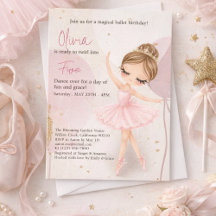 Tutu Ballerina Ballet Dancer Girl Birthday 