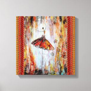 Tutu Ballerina Canvas Print