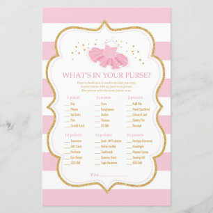 Tutu ballerina what is in your purse baby game