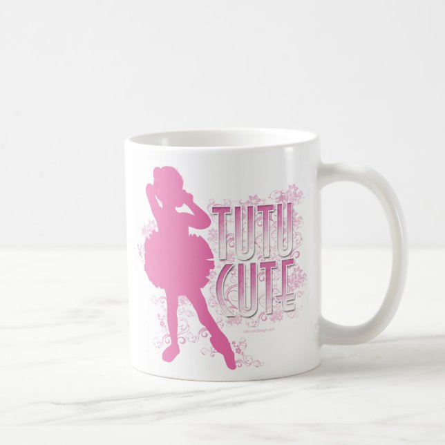 Tutu Cute (Pink) Coffee Mug (Right)