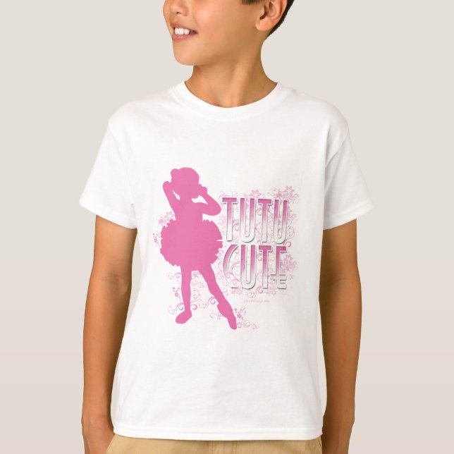 Tutu Cute (Pink) T-Shirt (Front)