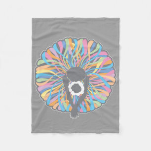 Tutu Elegant (Ballet Dancer) Fleece Blanket
