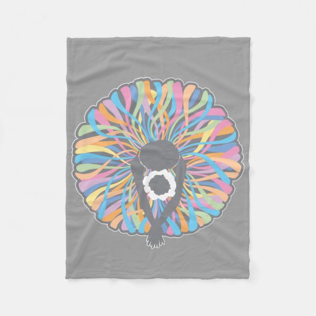 Tutu Elegant (Ballet Dancer) Fleece Blanket (Front)