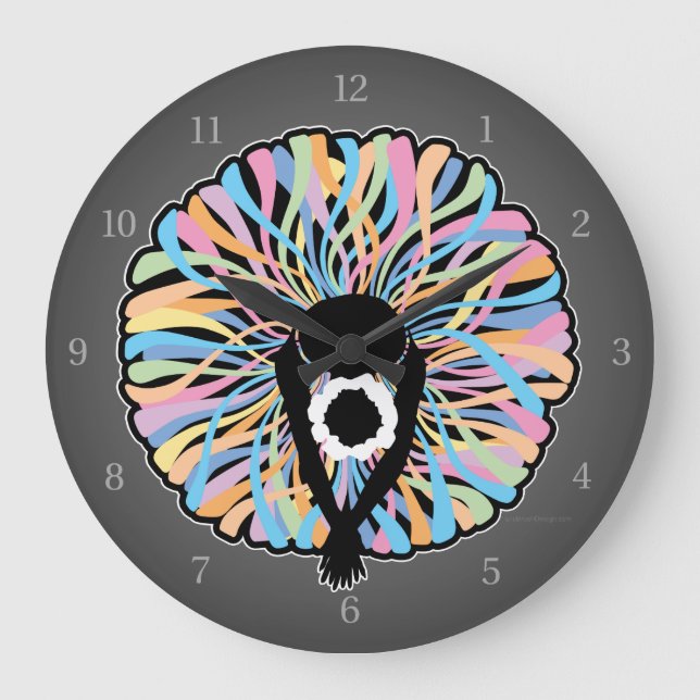 Tutu Elegant (Ballet Dancer) Large Clock (Front)
