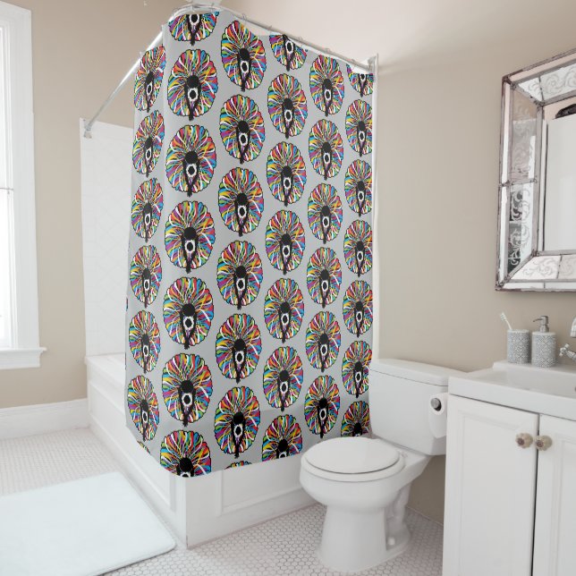 Tutu Elegant (Ballet Dancer) Shower Curtain (In Situ)