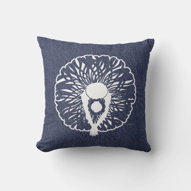 Tutu Elegant (Ballet Dancer) Throw Pillow (Front)