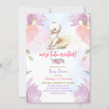 Tutu Excited Baby Girl Shower