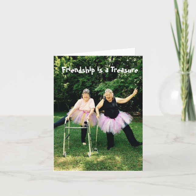 Tutu Friendship Cards for Women (Front)