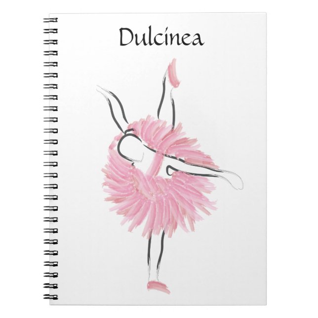 Tutu Love Ballerina Notebook Dulcinea (Front)