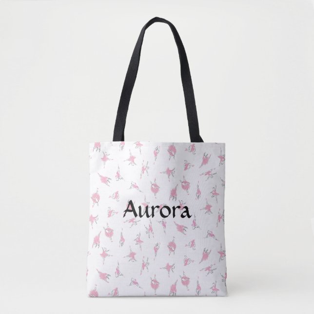 Tutu Love Ballerina Tote Bag (Front)