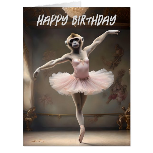 "Tutu-rific ! La Pirouette gracieuse de Gibbon" (Devant)