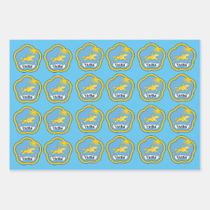 TUVA - Coat of Arms wrapping paper