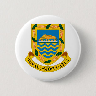 tuvalu emblem 2 inch round button