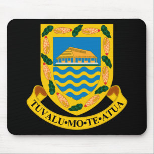 tuvalu emblem mouse pad