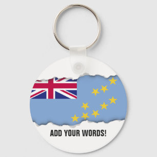 Tuvalu Flag Keychain