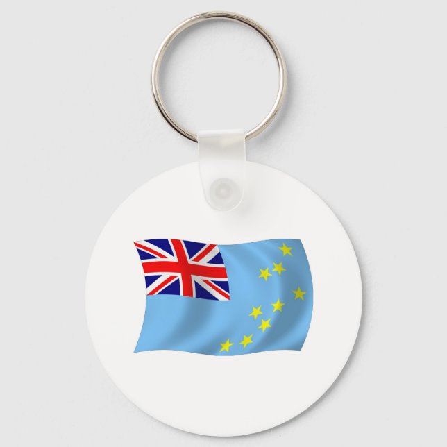 Tuvalu Flag Keychain (Front)