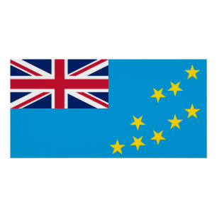 Tuvalu Flag Poster