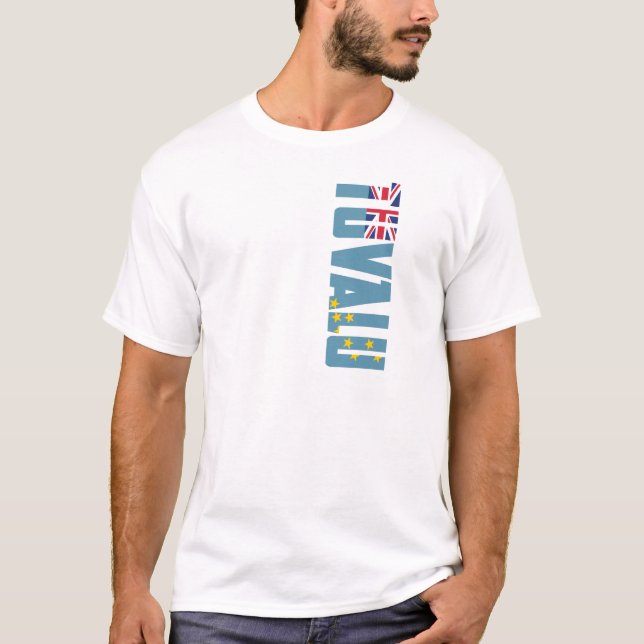 Tuvalu Flag T-Shirt (Front)