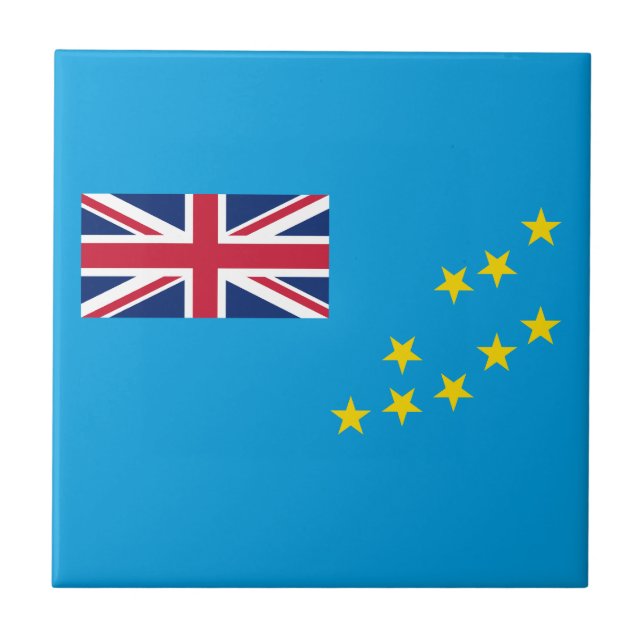 Tuvalu Flag Tile (Front)