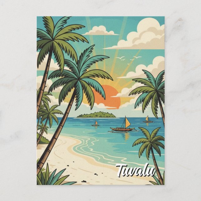 Tuvalu Postcard (Front)