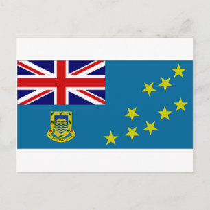 Tuvalu State Flag Postcard