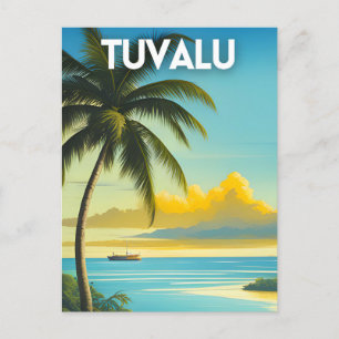 Tuvalu Travel Postcard