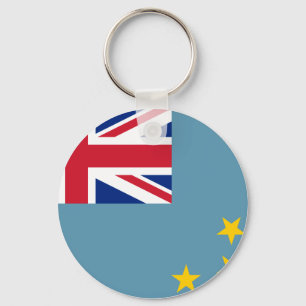Tuvalu (Tuvaluan) Flag Keychain