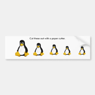 Tux Bumper Stickers
