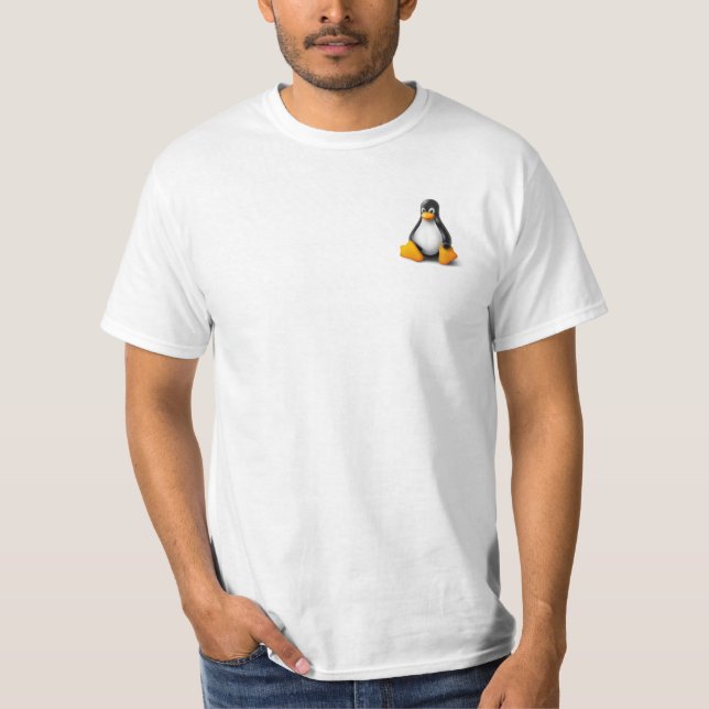 Tux Enhanced for Linuxers T-Shirt (Front)