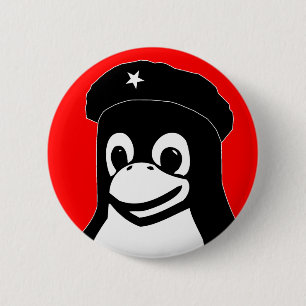 Tux Guevara 2 Inch Round Button