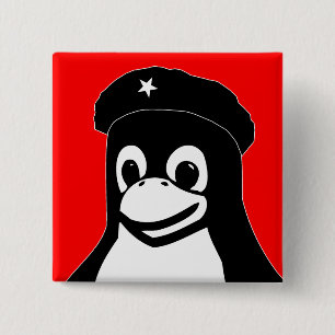 Tux Guevara - Customized 2 Inch Square Button