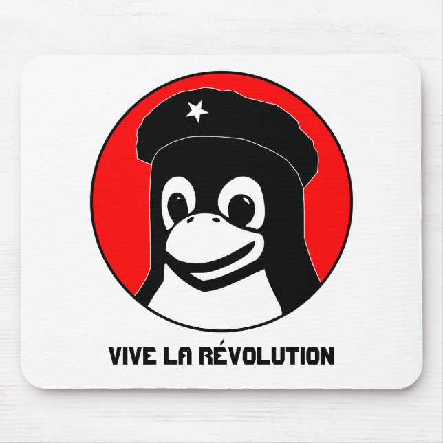 Tux Guevara, Vive la RÃ©volution Mouse Pad (Front)
