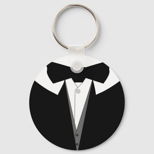 Tux Keychain (Front)