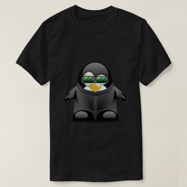 Tux Matrix T-Shirt (Design Front)
