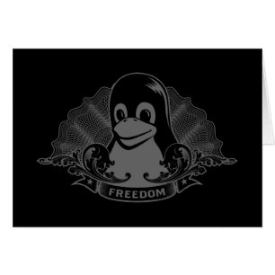Tux Penguin - (Linux, Open Source, Copyleft, FSF)