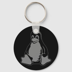 Tux Penguin - (Linux, Open Source, Copyleft, FSF) Keychain