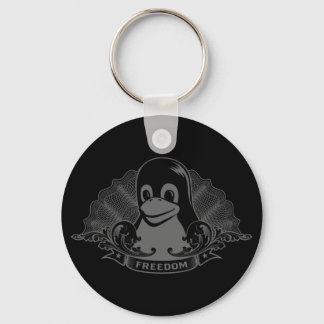 Tux Penguin - (Linux, Open Source, Copyleft, FSF) Keychain