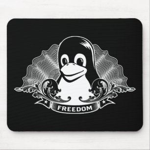 Tux Penguin - (Linux, Open Source, Copyleft, FSF) Mouse Pad