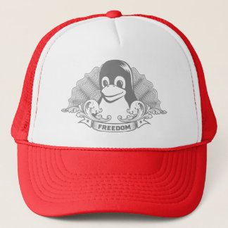 Tux Penguin - (Linux, Open Source, Copyleft, FSF) Trucker Hat