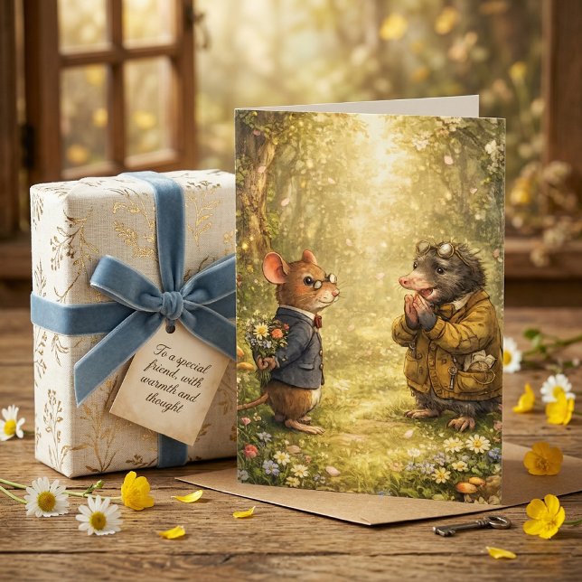 Tux & Twitch A Little Surprise Card (Creator Uploaded)