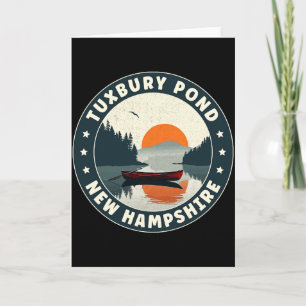 Tuxbury Nd New Hampshire Sunset T Shirt  Card
