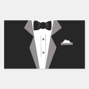 Tuxedo Art Sticker